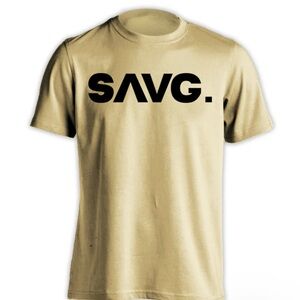 SAVG CLASSIC TEE. - SAND #G025